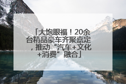 大饱眼福！20余台精品豪车齐聚嘉定，推动“汽车+文化+消费”融合